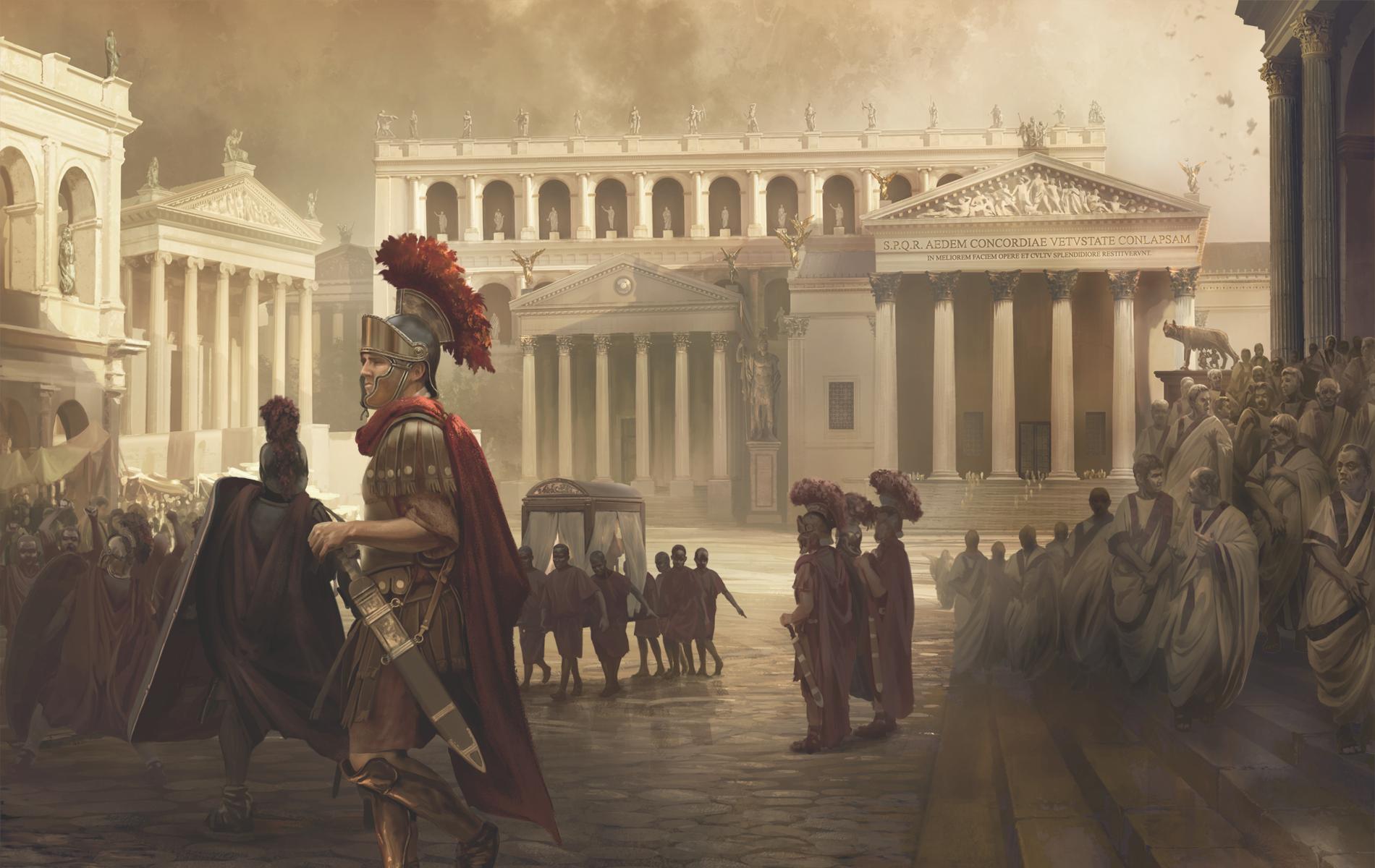 Roman Strategy Scene